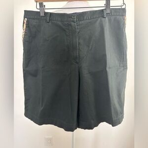 Burberry Golf Short, Black, Size 10